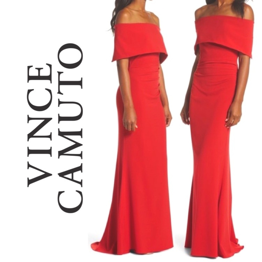 *NEW* Vince Camuto Off-The-Shoulder Ball Gown